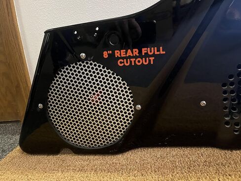 Harley Saddlebag 8" Rear Inside Speaker Adapter Mounting Rings & Install Kit 2014-2022 in Saudi Arabia