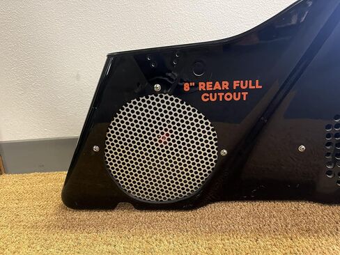 Harley Saddlebag 8" Rear Inside Speaker Adapter Mounting Rings & Install Kit 2014-2022 in Saudi Arabia