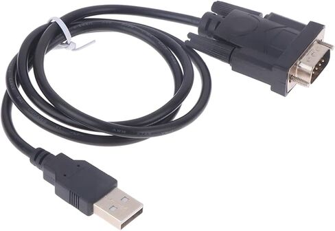 USB RS232 إلى DB 9-Pin Male Cable Adapter يدعم Win 7 8 10 Pro System يدعم كابل الأجهزة التسلسلية المختلفة in Saudi Arabia