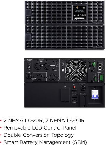 CyberPower OL10KRT SMART APP ONLINE UPS BATTERATION PRACENT و SURGE PROTETROS in Saudi Arabia