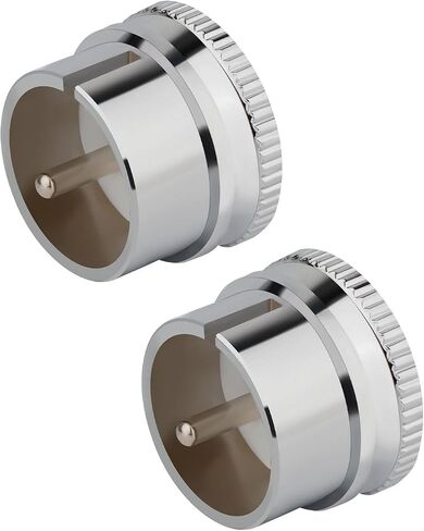 Monosaudio XLR Plugs 2Pcs - Dust Caps & Shorting Plugs - Noise Stopper Dust Proof Protectors - Rhodium Plated XLR Connector Covers for Audio, Speakers, Subwoofers, Amplifier in Saudi Arabia