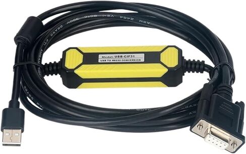 USB-CIF31 Adapter for USB Switch Serial to R232 Programming Cable USB-RS232 Optical Converter Line CS1W-CIF31(Female Port) in Saudi Arabia