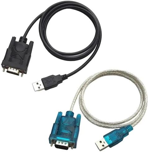 USB to RS232 COM Serials Adapter Port Serials PDA 9 PIN DB9 محول الكابل دعم 10 8 7MAC Linux FT232 1.5M (الأزرق) in Saudi Arabia