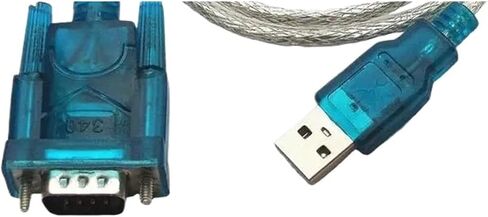 USB to RS232 COM Serials Adapter Port Serials PDA 9 PIN DB9 محول الكابل دعم 10 8 7MAC Linux FT232 1.5M (الأزرق) in Saudi Arabia