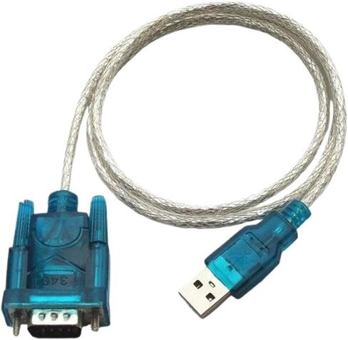 USB to RS232 COM Serials Adapter Port Serials PDA 9 PIN DB9 محول الكابل دعم 10 8 7MAC Linux FT232 1.5M (الأزرق) in Saudi Arabia
