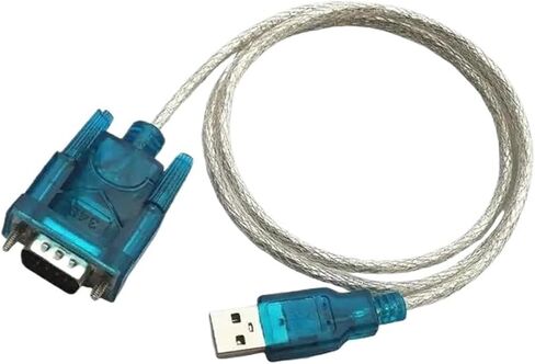 USB to RS232 COM Serials Adapter Port Serials PDA 9 PIN DB9 محول الكابل دعم 10 8 7MAC Linux FT232 1.5M (الأزرق) in Saudi Arabia