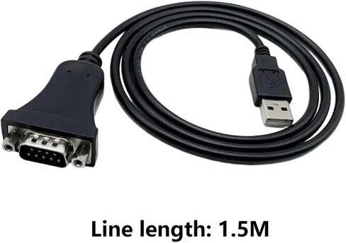 USB to RS232 COM Serials Adapter Port Serials PDA 9 PIN DB9 محول الكابل دعم 10 8 7MAC Linux FT232 1.5M (الأزرق) in Saudi Arabia