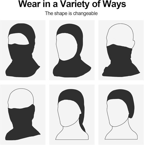 قناع تزلج جاغاسول بالاكلافا للرجال والنساء وشاح للطقس البارد مقاوم للرياح حراري شتوي لتدفئة الرقبة لركوب الدراجات والمشي لمسافات طويلة والتزلج على الجليد والدراجة النارية ATV in Kuwait