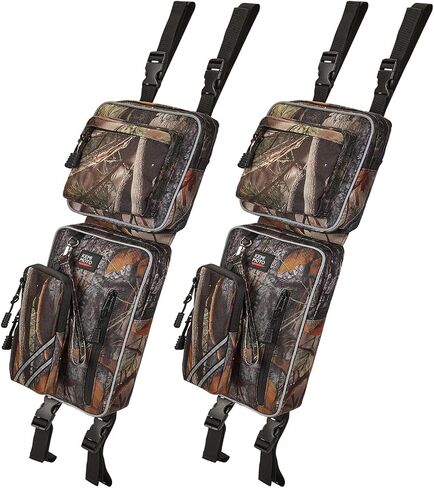KEMIMOTO ATV Fender Bag with Cup Holder 2 Pack Universal ATV Storage Bags 1680D Four-Wheeler Tank bags Front/Rear Fender Saddle Bag Compatible with Sportsman Fourtrax Foreman Outlander Grizzly Cfmoto in Saudi Arabia