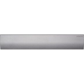 M070101 Topre Aluminum Wrist Rest, Full Size, Dark Silver, Compatible with R3, R3S, R2, Nubuck Leatherette Sheet, 2 Adjustable Heights, Prevents Tendonitis, Hard Type, Metal Palm Rest