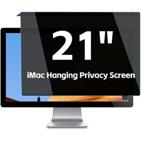 Acrylic Removable 21 inch Computer Privacy Screen Filter Compatible with iMac - 21.14 inch X 12.99 inch (537 X 330 mm), Anti-Blue Light Computer Screen Privacy Shield, iMac Hanging Type
