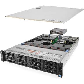 TechMikeNY Server 1.80Ghz 16-Core 32GB RAM 12x Caddies 2X Caddies PowerEdge R730xd (Renewed)