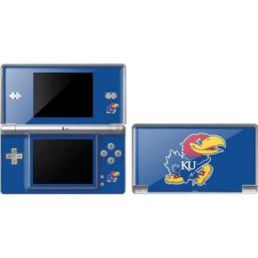 Skinit Decal Gaming Skin Compatible with DS Lite - Officially Licensed College Kansas Jayhawks Mascot Outline Design