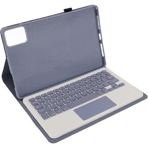 Gugxiom for Tab Keyboard Case, Tablet Folio Stand Cover Case with Detachable Keyboard & Pencil Holder, for Tab M11 / Tab K11 LTE 11 2024 (Violet)