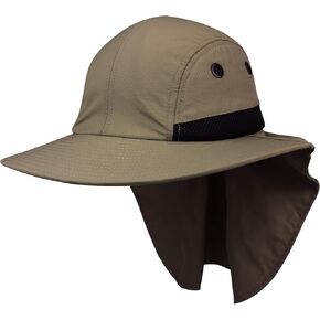 Juniper Unisex Taslon UV Cap with Flap J7002A in Saudi Arabia