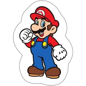 Mario 5x3.5 Decal Vinyl Sticker UV and Water Resistant Accessories Car Bumper Window Laptop
