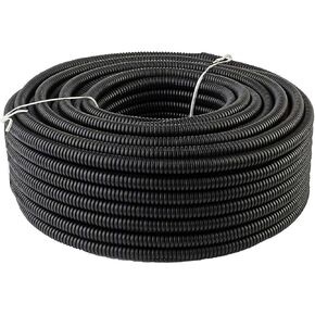 50 FT 5/8" 16mm Black Split Loom Conduit Polyethylene Tubing Twice The Density of Our Competitors Guaranteed