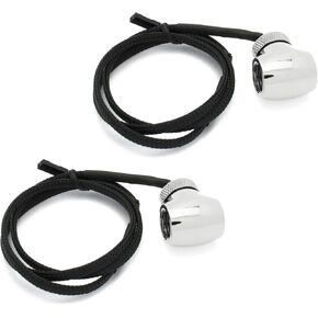 XSPC G1/4" Inline 10k Sensor, Black Chrome, 2-Pack