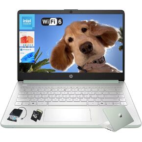 HP 14 "كمبيوتر طالب كمبيوتر محمول - 2025 إصدار جديد ، معالج Intel N150 ، 1 سنة Microsoft 365 ، Win 11 Home ، Copilot AI ، بطارية 12 ساعة ، ذاكرة الوصول العشوائي 384 جيجابايت (128GB UFS+256GB MSD) LAVENDER