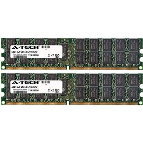 A-Tech 8GB (2x4GB) RAM for Intel SS Series SSR212MA | DDR2 667MHz ECC RDIMM PC2-5300 2rx4 Registered DIMM Server Memory Kit