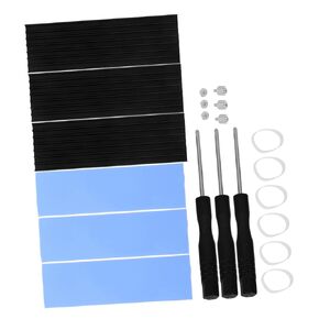 Happyyami 3 Set Hard Drive Heat Sink Pads Gaming Laptop Cooling Thermal Pad Aluminum Alloy Black
