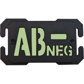 Reflective Tactical Blood Type A+ Positive POS/Negative Blood Type Patch Military Badge Display Board Notch Buckle for Tactical Backpack,Vest in Saudi Arabia