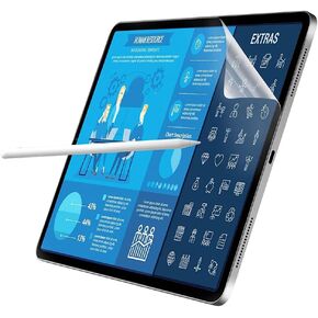 2 PCS واق من حماة شاشة ورق الحيوانات الأليفة الشفافة متوافقة مع Lenovo Tab P11 Pro Gen 2 ، 11.2 "كتابة الكمبيوتر اللوحي والرسم تشعر وكأنك على الورق