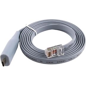 6FT Network Routers Type C USB 3.1 RJ45 Rs232 Serial Console Cable