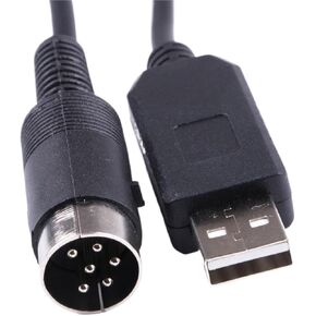 CP2102 USB 6Din Terminal Rs232 Converter Programming Cable for Radio TS-450S TS-690 TS TS-790 TS-850 ID-150