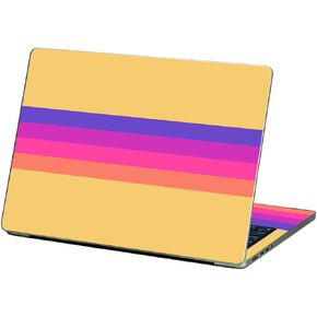MightySkins Skin Compatible with Apple MacBook Air 13.6" M2 (2022) - Mellow Stripes | Protective, Durable, and Unique Vinyl Decal wrap Cover | Easy to Apply and Change Styles | Made in The USA