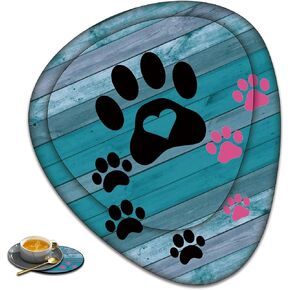 Ergonomic Storage Mouse Pad Wrist Support with Coaster Set, Full Memory Foam Wrist Rest Design and Non-Slip PU Base, Mouse Pad for Pain Relief, Beach Quoting Bible Verse Philippians 4-13