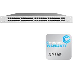 MS125-48-HW MS125-48 48 Port Cloud Managed Switch (MS125-48-HW) | Layer 2 Switch | Rack Mountable | Stay Protected with ACE 3 Year Warranty (No License Included)