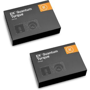 EKWB EK-QUANTUM TORQUE STC-12/16 تركيب ضغط للأنابيب الناعمة ، 12/16 مم (7/16 "معرف ، 5/8" OD) ، النيكل ، 12 باك