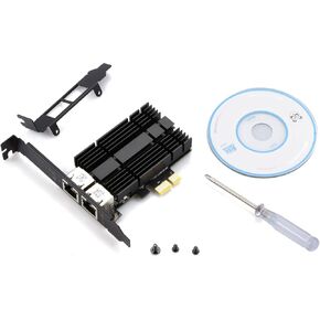 Network Card Gigabit Ethernet LAN Adapter for Intel I226 Chipset, PCIE RJ45 Port Parts B