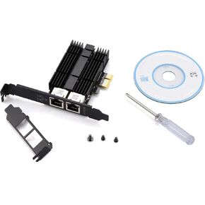 PCIE RJ45 Port Network Card Gigabit Ethernet LAN Adapter for Intel I226 Chipset Parts, 2.5G