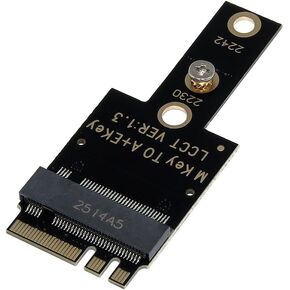JMT M.2 WI-FI WIRE LANS LAN CARD A+E مفتاح M.2 NGFF SSD محول متوافق مع محرك NVME الثابتة 2230 2242 (إلى 2242)