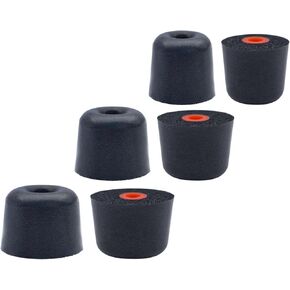 Klowcok Foam Replacement Eartips for ISOtunes Free 2.0, Free 2.0 Listen Only, Comfort Fit (3 Pairs, Black) (Medium) in Kuwait