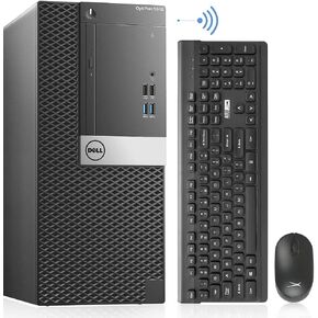 Dell OptiPlex 5040 Tower Computers, i7 6700 Desktop PC Tower,16GB Ram New 1TB M.2 NVMe SSD,1TB HDD, AC8260 Built-in WiFi Ready, Dual 4K Monitor Support, HDMI Windows 11 Pro, (Renewed)