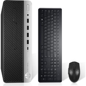 HP Gaming Desktop i7 ProDesk 600 G3 Small Form Factor,Renewed PC Windows 10,32GB DDR4, 1TB NVMe SSD M.2 + 2TB HDD,NVIDIA GeForce GT 1030 2GB,HDMI,Wi-Fi,BT,DVD,Wireless Keyboard & Mouse