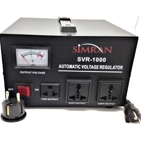 Simran Voltage Transformer Power Converter Regulator Stabilizer Power Converter Black (SVR-5000)