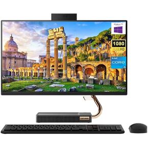 Lenovo IdeaCentre 5 All-in-One 23.8 "FHD Desktop ، Intel Core I5-10400T Processor ، 16GB RAM 512GB PCIE SSD ، WebCAM ، HDMI ، WI-FI 6 ، Bluetooth 5.0 ، Wireless Keyboard & Mouse ، Windows 10 Pro ، Black