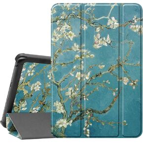 Famavala Trifold Stand Case Cover for 8" Tablet (12th/10th Generation) 2024 Release, with Auto Wake/Sleep, no for Dragtouch N8 Tab 2023 (Blossoms)