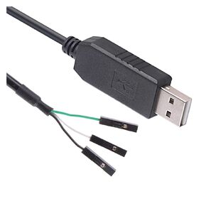 USB Serial Cable RS232 Converter 3 Pins 3P 2.54mm Adapter PL2303 1.8M
