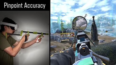 Business Company VR GunFace VR Magnetic-Split Gunstock (Quest 3), GF_Q3_W_LS in Saudi Arabia
