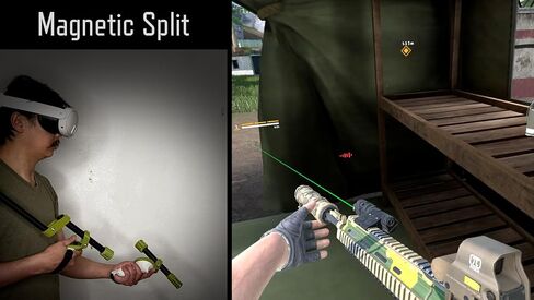 Business Company VR GunFace VR Magnetic-Split Gunstock (Quest 3), GF_Q3_W_LS in Saudi Arabia
