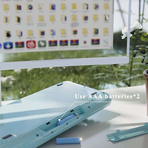 X Ubotie اللاسلكي Bluetooth TKL لوحة مفاتيح مع 84 قفصات مستديرة رجعية ، على طراز الآلة الكاتبة ، للكمبيوتر/أجهزة الكمبيوتر/الأجهزة اللوحية (اللون الأرجواني) in Kuwait