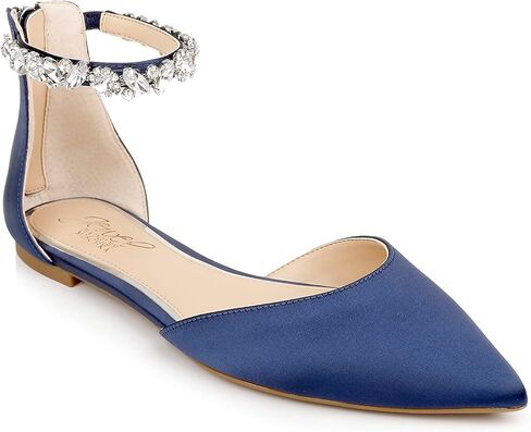 Jewel Badgley Mischka Cassidy Flat Pointed Shoe in Kuwait