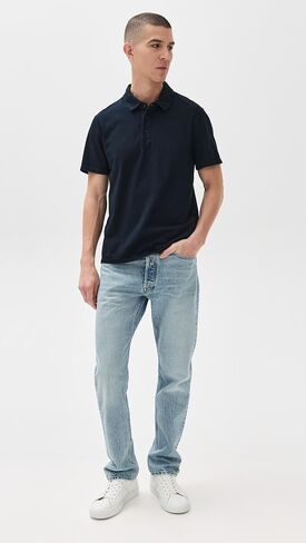 Vince Men's Garment Dye Polo in Saudi Arabia