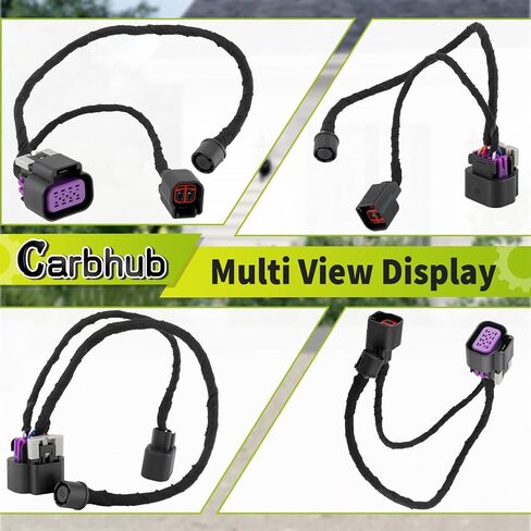 Carbhub 68189124AC الخلفي الخلفي عرض النسخ الاحتياطي Park Park تسخير الأسلاك متوافق مع Dodge RAM 1500 2500 3500 مع خيار الكاميرا الخلفية 2013 2014 2015 2017 2017 2018 استبدال 68189124AB in Saudi Arabia