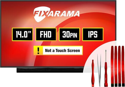 Screen Replacement for HP EliteBook 745 G6 Grade A+ Glossy FHD 1080p IPS 30pin Non-Touch 14.0" LED LCD Display with Tools Tape in Kuwait